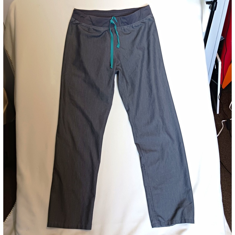 FIGS Technical Collection Men's Gray Scrub Pants Drawstring Waist M/T